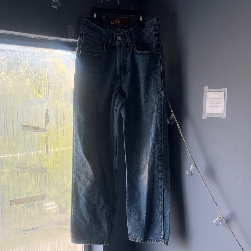 Levi's Men's Dark Blue Straight Jeans